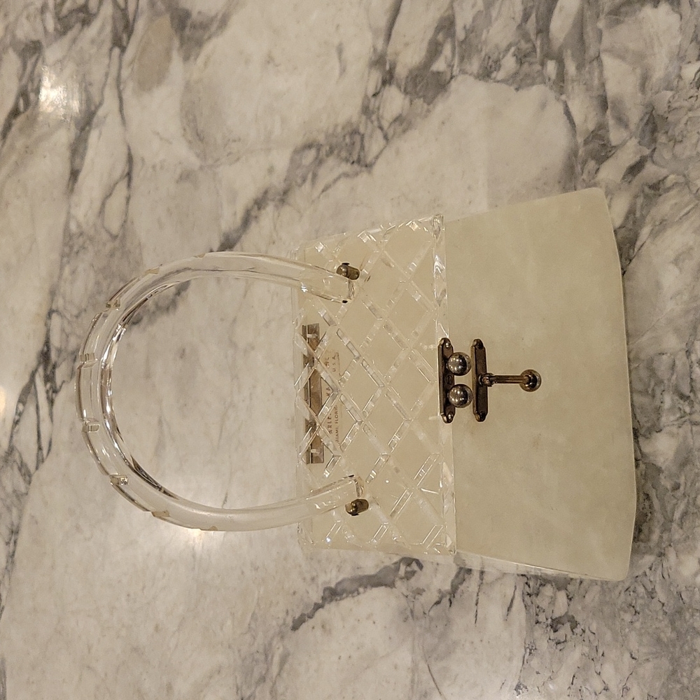 Charles Kahn vintage acrylic purse.